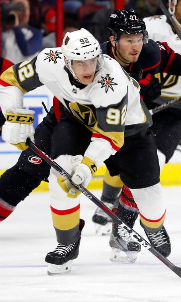 Martinook leads Hurricanes to 5-2 win over Golden Knights